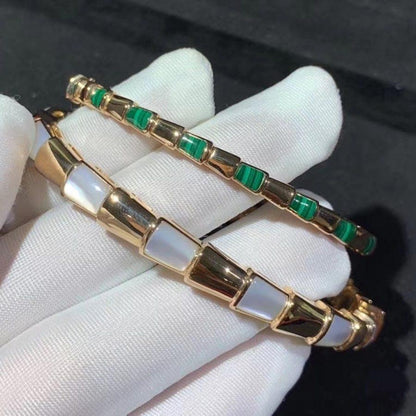 [⭐⭐JeweliWhal]SERPENTI ARMBAND ROSÉGOLD PERLMUTT