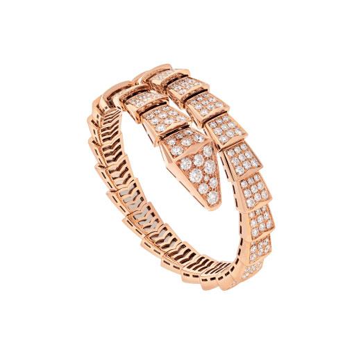 [⭐⭐JeweliWhal]SERPENTI ARMBAND 8MM ROSÉGOLD DIAMANT