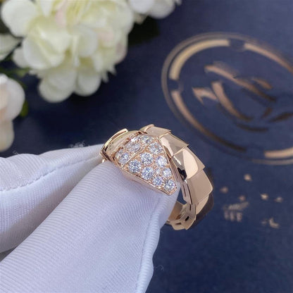 [⭐⭐JeweliWhal]SERPENTI RING ROSEGOLD DIAMANT