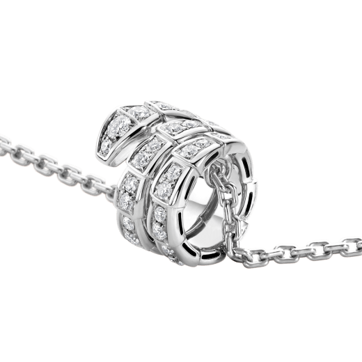 [⭐⭐JeweliWhal]SERPENTI  NECKLACE DOUBLE RING DIAMOND
