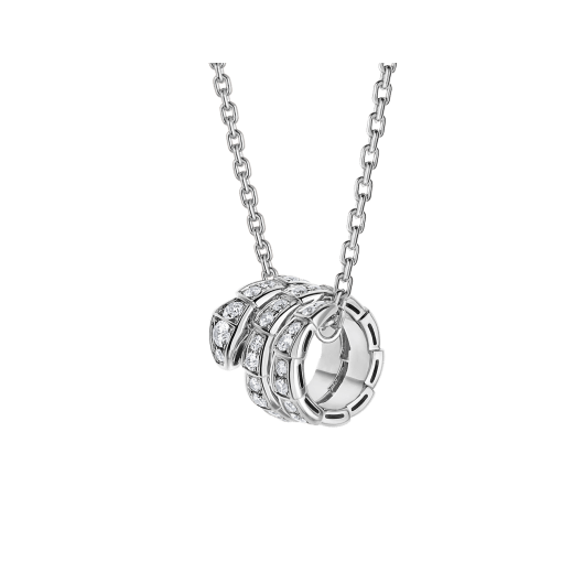 [⭐⭐JeweliWhal]SERPENTI HALSKETTE DOPPELRING DIAMANT