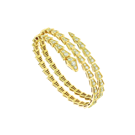 [⭐⭐JeweliWhal]SERPENTI ARMBAND GOLD DIAMANT DOPPELREIHIG