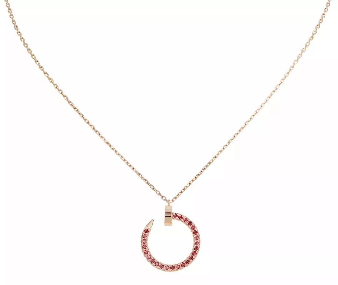 [⭐⭐JeweliWhal]JUSTE HALSKETTE GOLD ROT DIAMANTEN