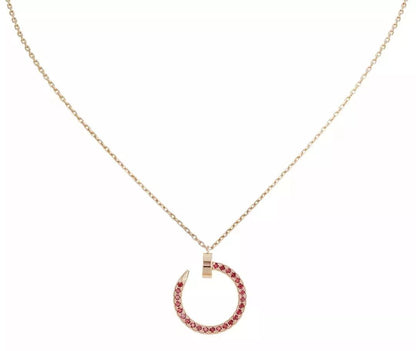 [⭐⭐JeweliWhal]JUSTE HALSKETTE GOLD ROT DIAMANTEN
