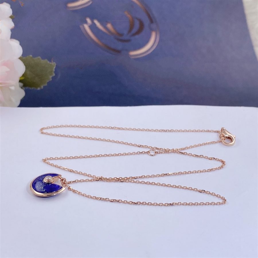 [⭐⭐JeweliWhal]AMULETTE ROSEGOLD-ACHAT-HALSKETTE