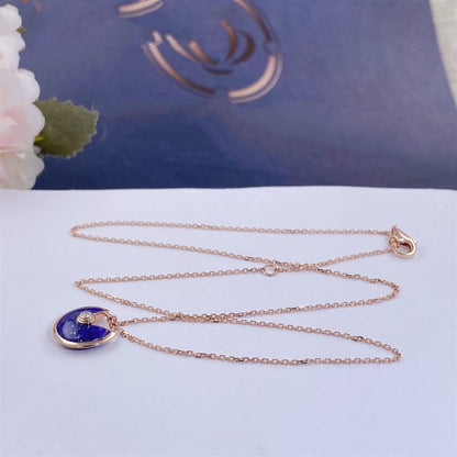 [⭐⭐JeweliWhal]AMULETTE ROSEGOLD-ACHAT-HALSKETTE