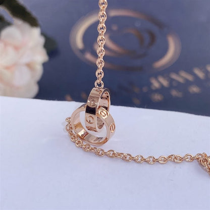 [⭐⭐JeweliWhal]LOVE BRACELET DOUBLE RING