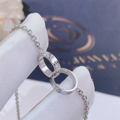 [⭐⭐JeweliWhal]LOVE BRACELET DOUBLE RING