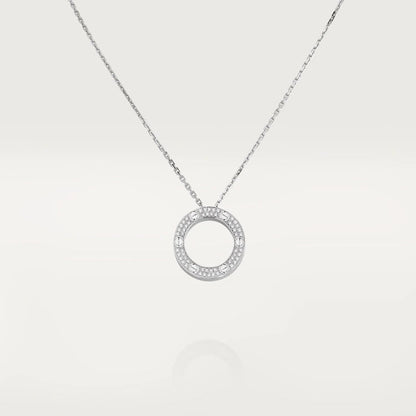 [⭐⭐JeweliWhal]LOVE NECKLACE ADJUSTABLE SILVER