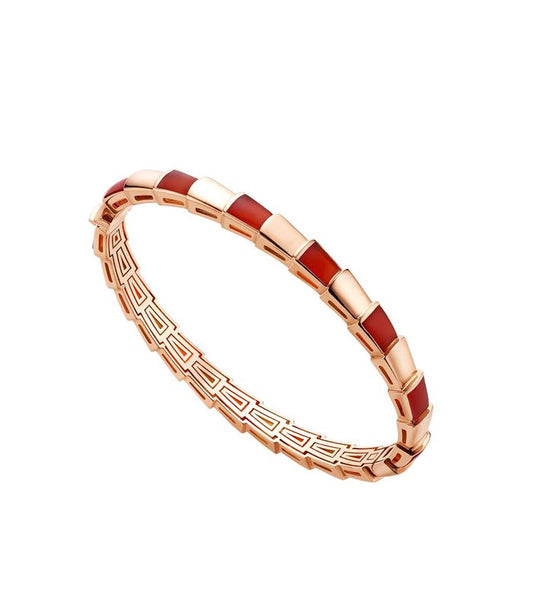 [⭐⭐JeweliWhal]SERPENTI ARMBAND ROSÉGOLD RUBELLIT