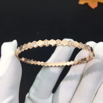 [⭐⭐JeweliWhal]BEE LOVE ROSÉGOLD DIAMANTARMBAND