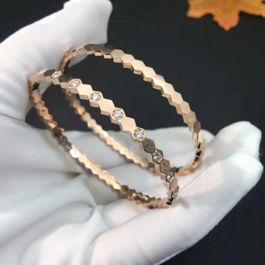[⭐⭐JeweliWhal]BEE LOVE ROSÉGOLD DIAMANTARMBAND