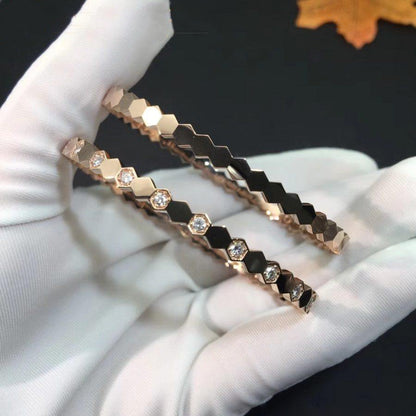 [⭐⭐JeweliWhal]BEE LOVE ROSÉGOLD DIAMANTARMBAND