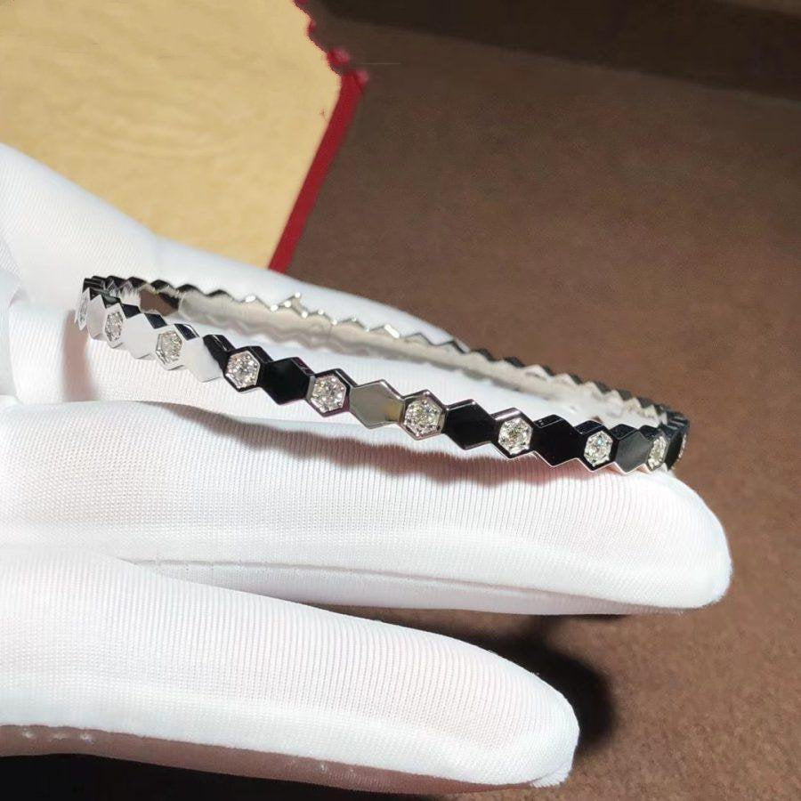 [⭐⭐JeweliWhal]BEE LOVE SILVER DIAMOND BRACELET