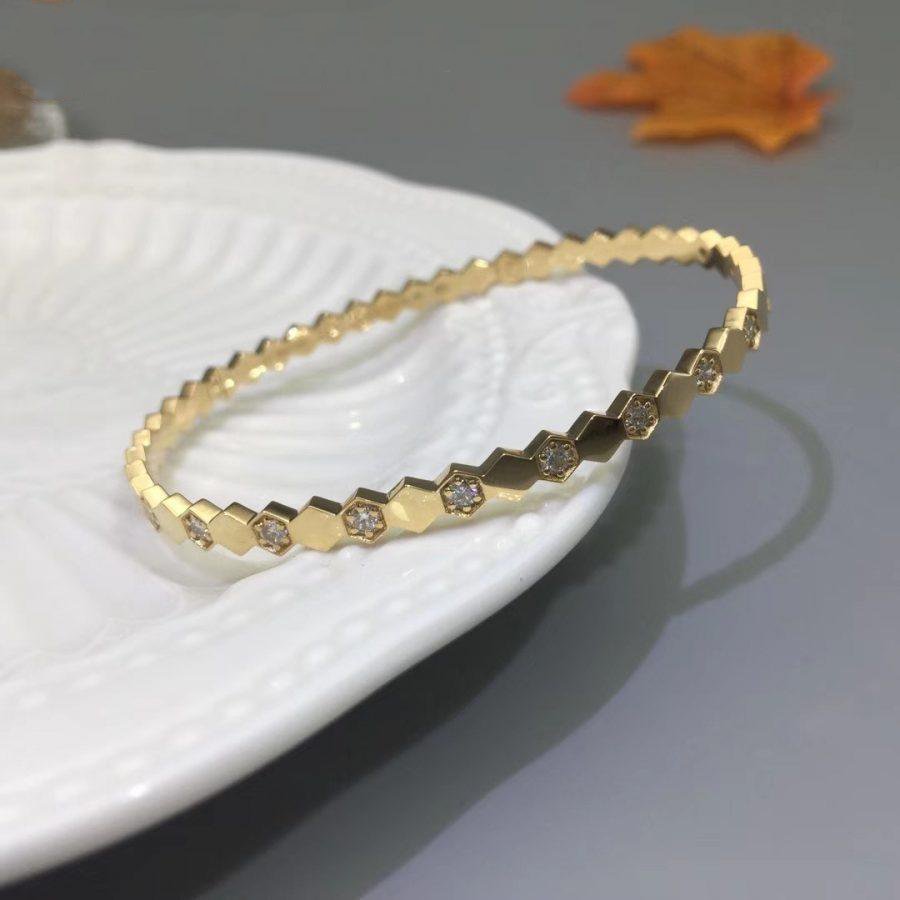 [⭐⭐JeweliWhal]BEE LOVE GOLD-DIAMANT-ARMBAND