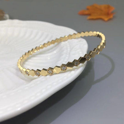 [⭐⭐JeweliWhal]BEE LOVE GOLD-DIAMANT-ARMBAND