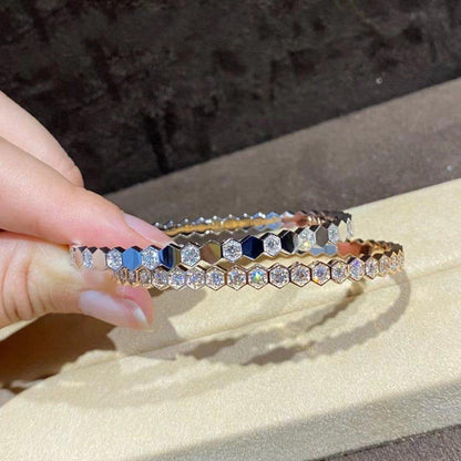 [⭐⭐JeweliWhal]BEE LOVE GOLD BRACELET FULL DIAMOND