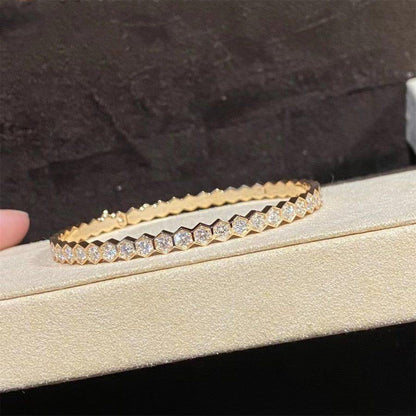 [⭐⭐JeweliWhal]BEE LOVE GOLD BRACELET FULL DIAMOND