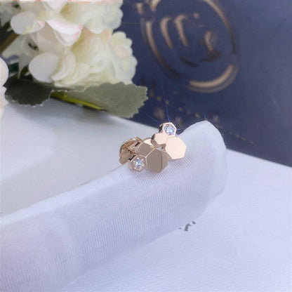 [⭐⭐JeweliWhal]BEE LOVE PINK GOLD DIAMOND EARRINGS