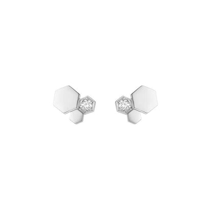 [⭐⭐JeweliWhal]BEE LOVE SILBER-DIAMANT-OHRRINGE
