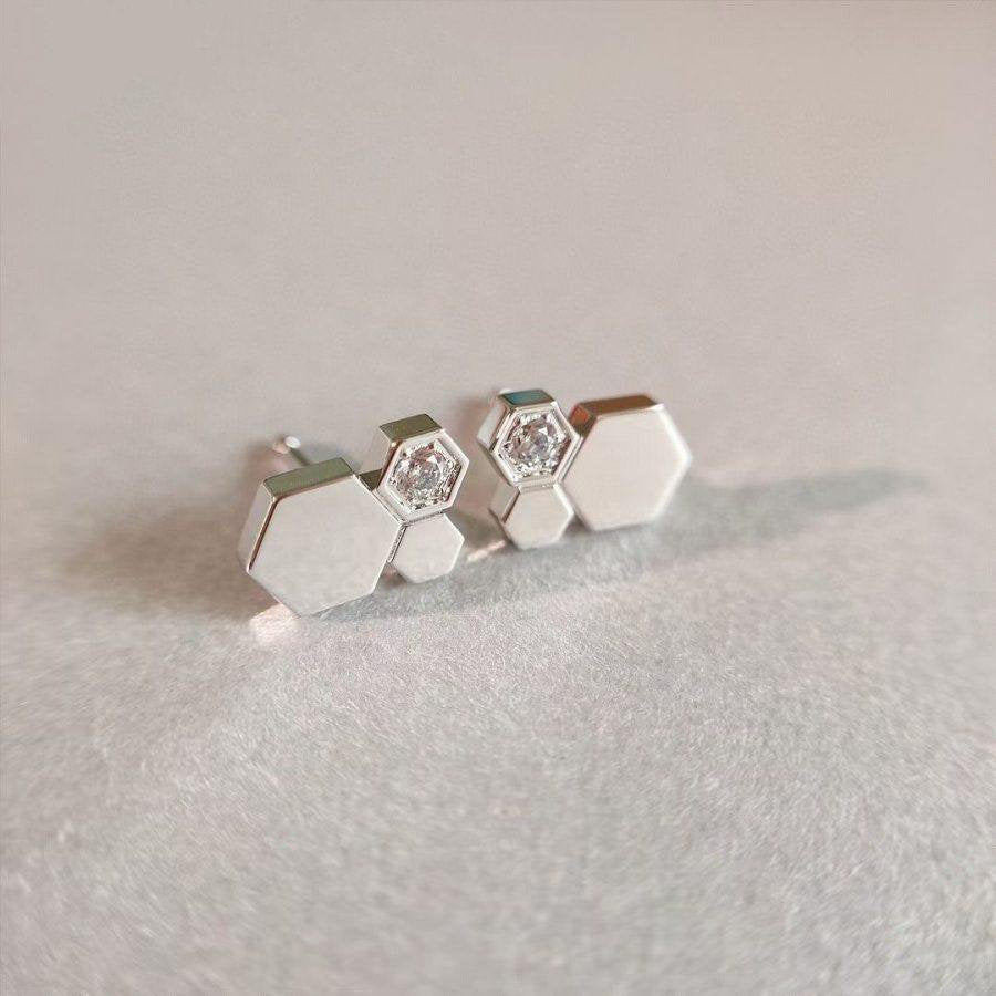[⭐⭐JeweliWhal]BEE LOVE SILBER-DIAMANT-OHRRINGE