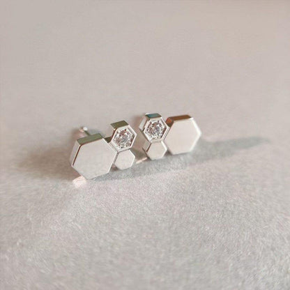 [⭐⭐JeweliWhal]BEE LOVE SILBER-DIAMANT-OHRRINGE