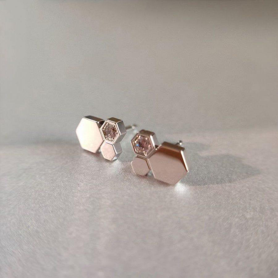 [⭐⭐JeweliWhal]BEE LOVE SILBER-DIAMANT-OHRRINGE