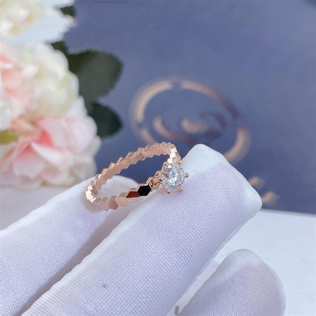 [⭐⭐JeweliWhal]BEE LOVE RING ROSÉGOLD 1 DIAMANT