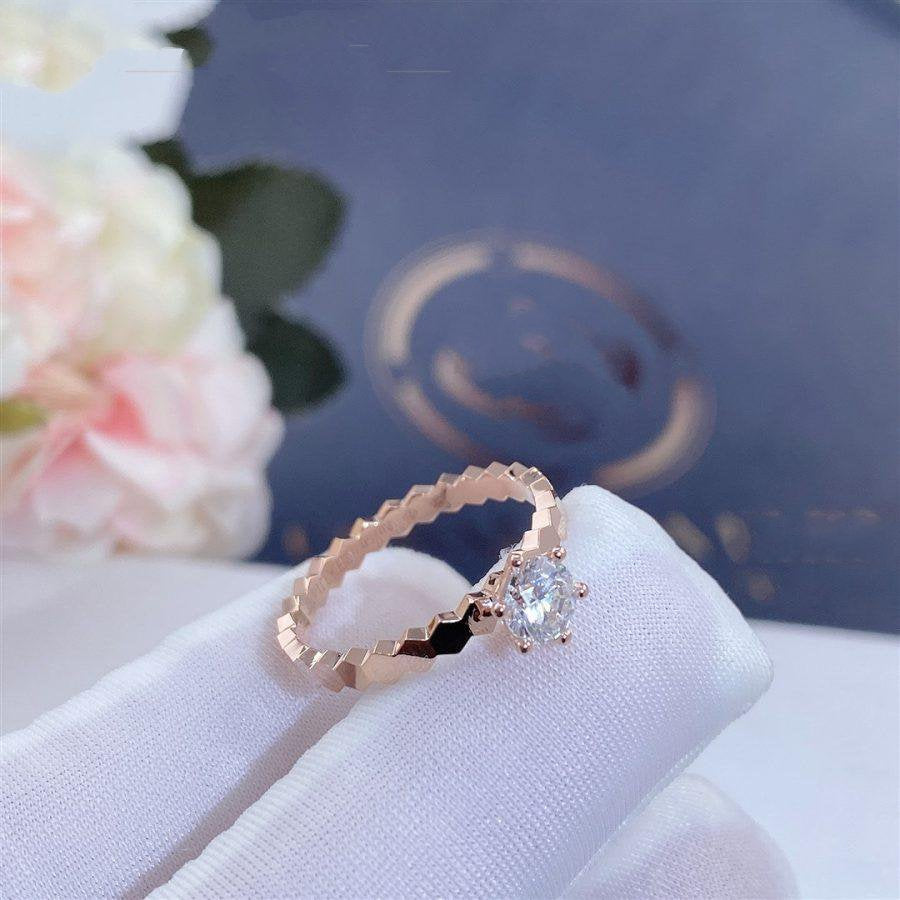 [⭐⭐JeweliWhal]BEE LOVE RING ROSÉGOLD 1 DIAMANT