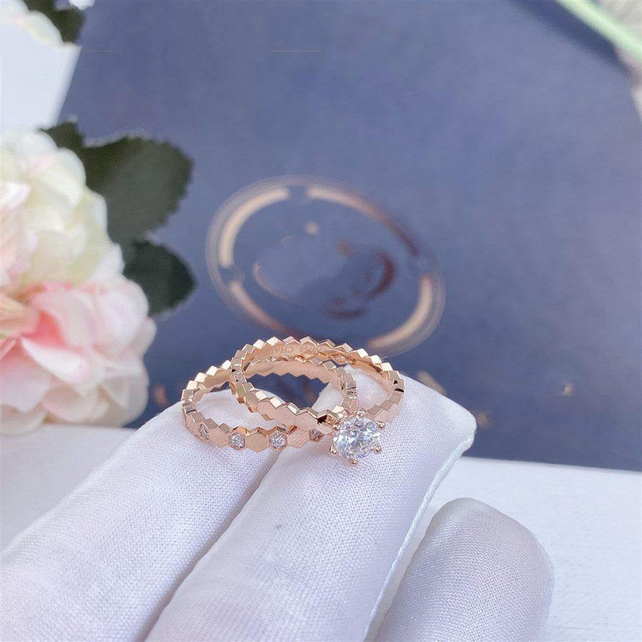 [⭐⭐JeweliWhal]BEE LOVE RING ROSÉGOLD 1 DIAMANT