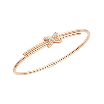 [⭐⭐JeweliWhal]ARMBAND-SET ROSÉGOLD DIAMANTEN
