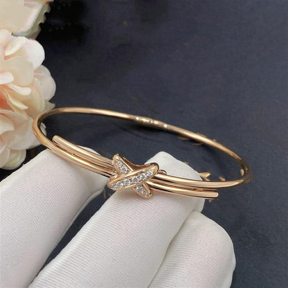 [⭐⭐JeweliWhal]ARMBAND-SET ROSÉGOLD DIAMANTEN