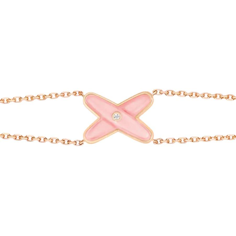 [⭐⭐JeweliWhal]JEUX BRACELET PINK MOP PINK GOLD 1 DIAMOND