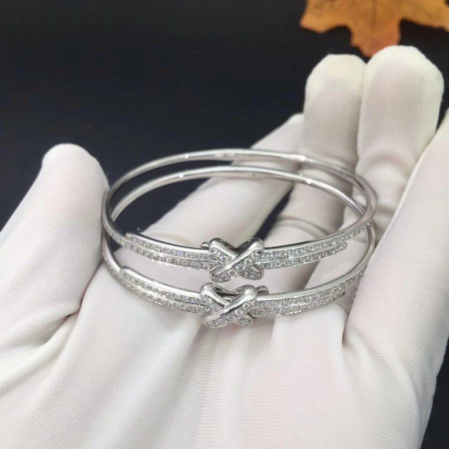 [⭐⭐JeweliWhal]JEUX DE BRACELET DIAMONDS SILVER