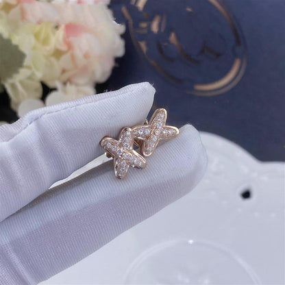 [⭐⭐JeweliWhal]OHRRINGE AUS ROSEGOLD MIT DIAMANTEN