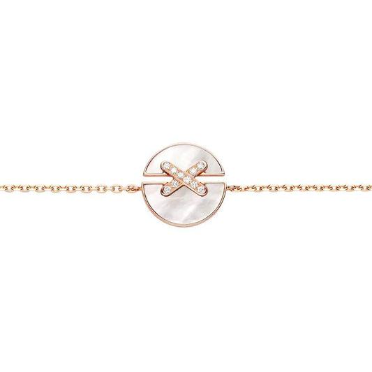 [⭐⭐JeweliWhal]JEUX DE BRACELET MOP PINK GOLD DIAMONDS