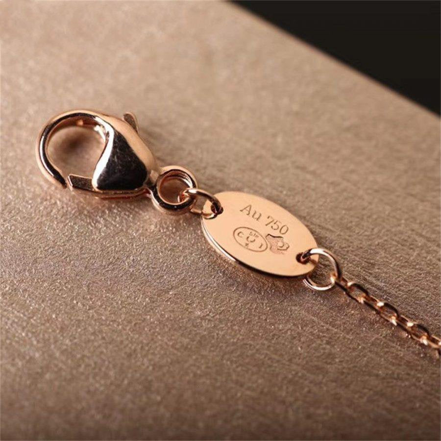[⭐⭐JeweliWhal]Ring mit durchbrochenem Design in Form einer vierblättrigen Kleeblüte
