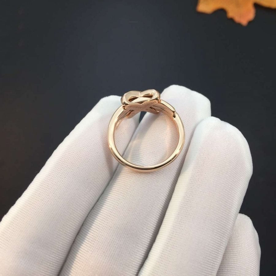 [⭐⭐JeweliWhal]RING AUS PINKGOLD MIT DIAMANTEN