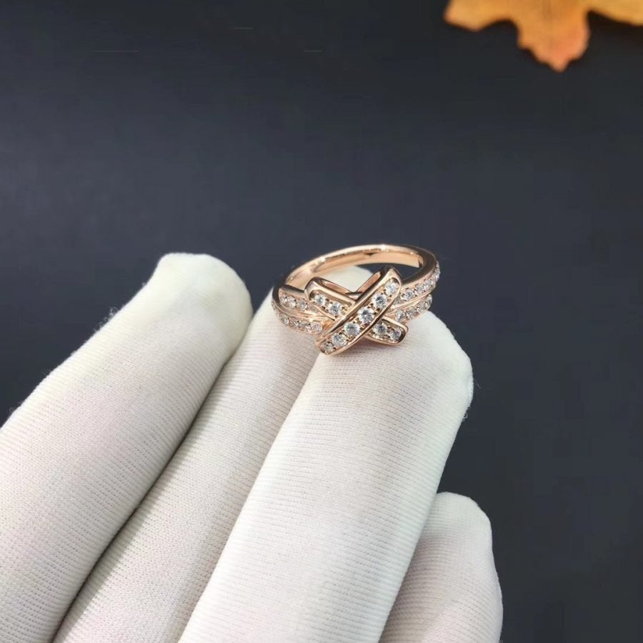 [⭐⭐JeweliWhal]RING ROSEGOLD DIAMANT