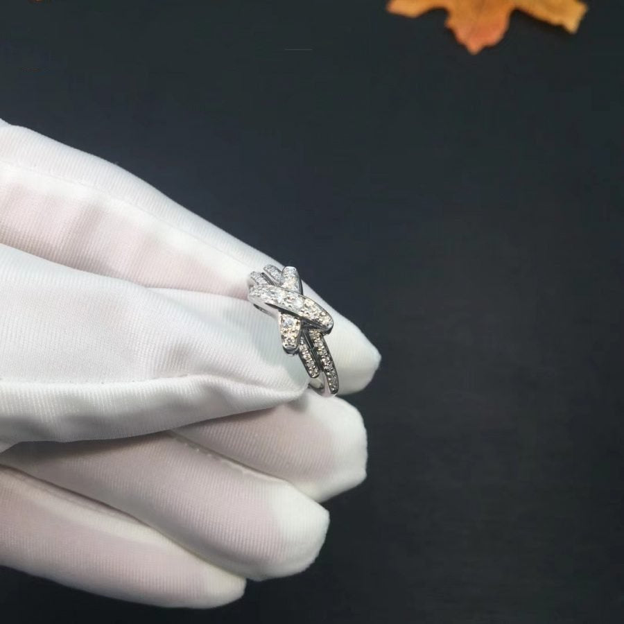 [⭐⭐JeweliWhal]SILBER-DIAMANT-RING-SET