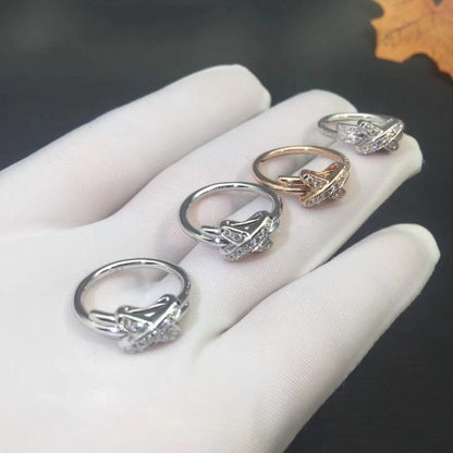 [⭐⭐JeweliWhal]SILBER-DIAMANT-RING-SET