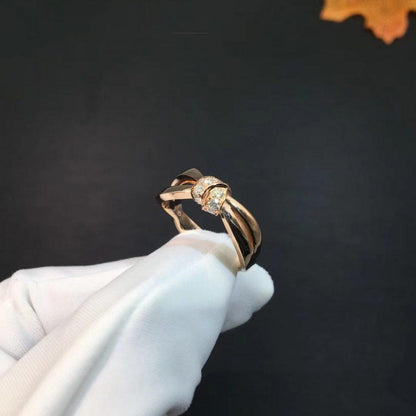 [⭐⭐JeweliWhal]LIENS RING ROSÉGOLD DIAMANT