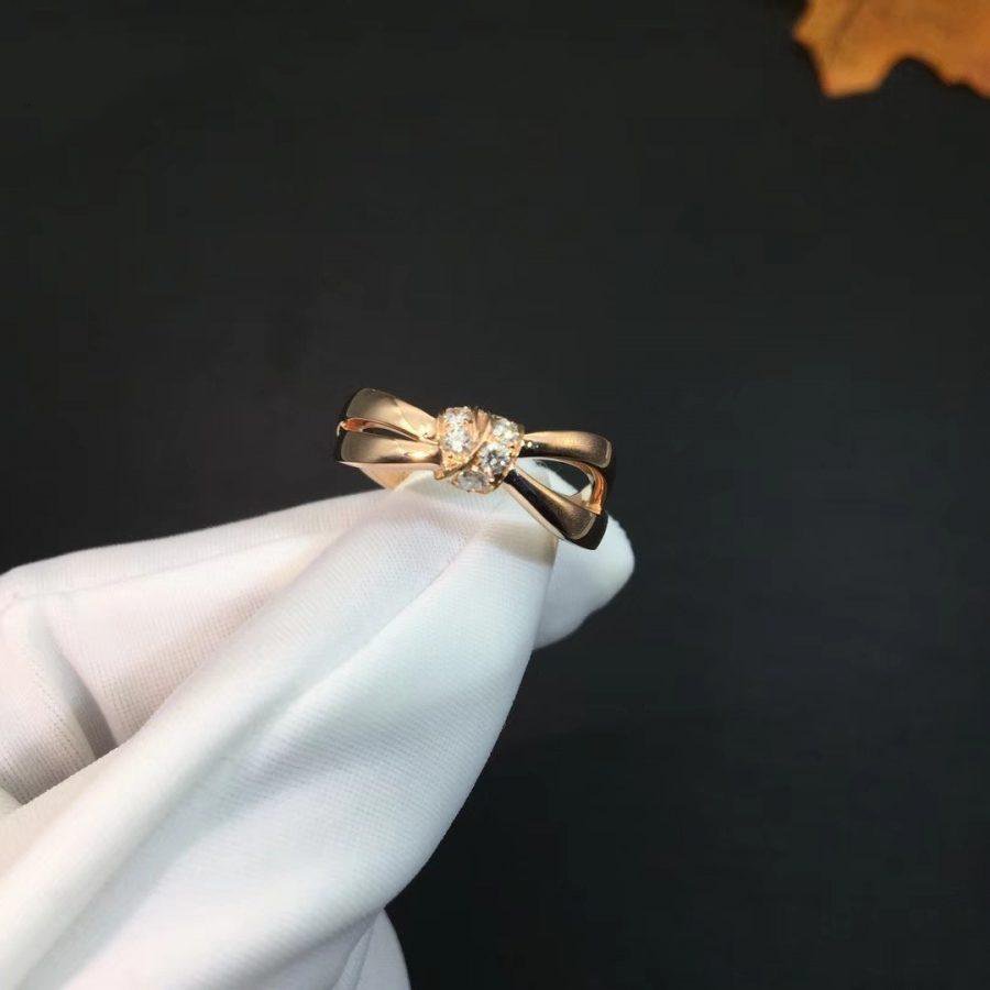 [⭐⭐JeweliWhal]LIENS RING ROSÉGOLD DIAMANT