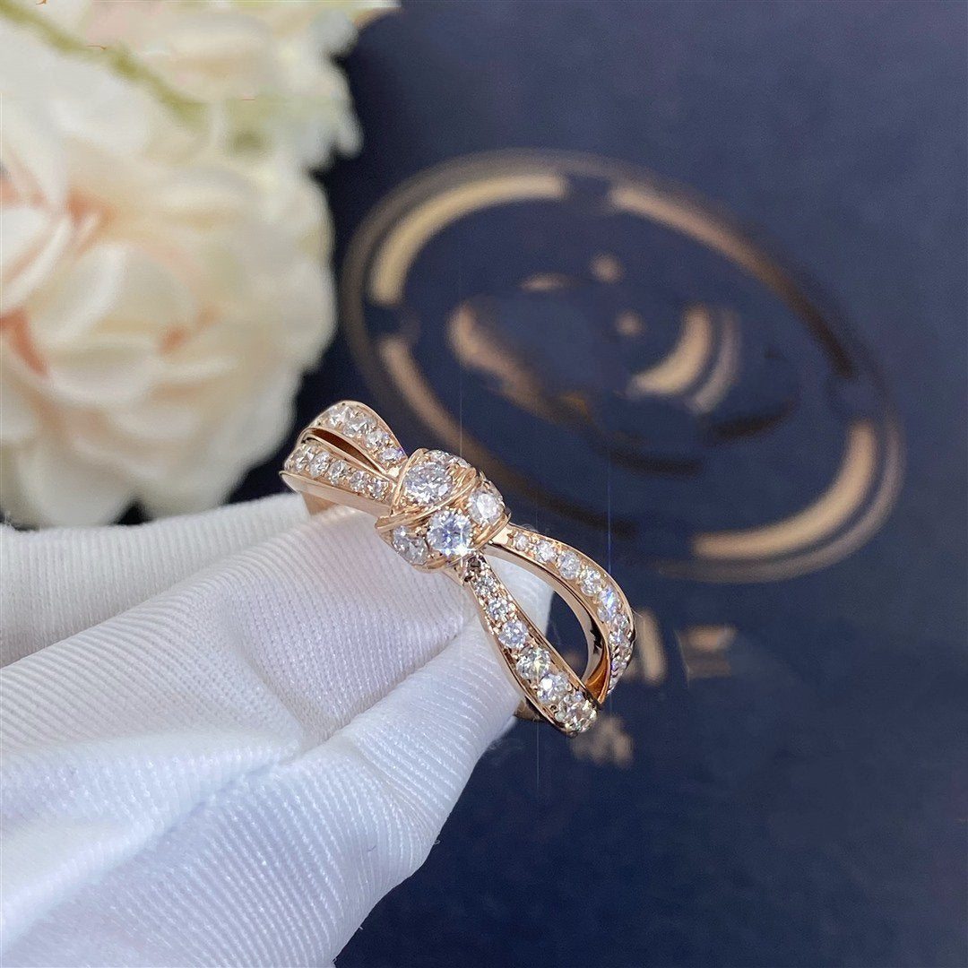 [⭐⭐JeweliWhal]LIENS RING AUS ROSÉGOLD MIT DIAMANTEN