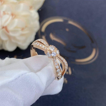 [⭐⭐JeweliWhal]LIENS RING AUS ROSÉGOLD MIT DIAMANTEN