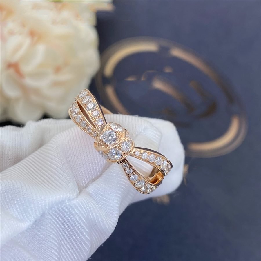 [⭐⭐JeweliWhal]LIENS RING AUS ROSÉGOLD MIT DIAMANTEN
