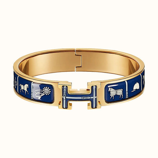 [⭐⭐JeweliWhal]H COUVERTURES DARK BLUE BRACELET