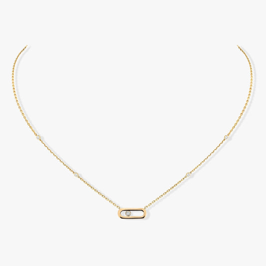 [⭐⭐JeweliWhal]MOVE UNO DIAMOND NECKLACE