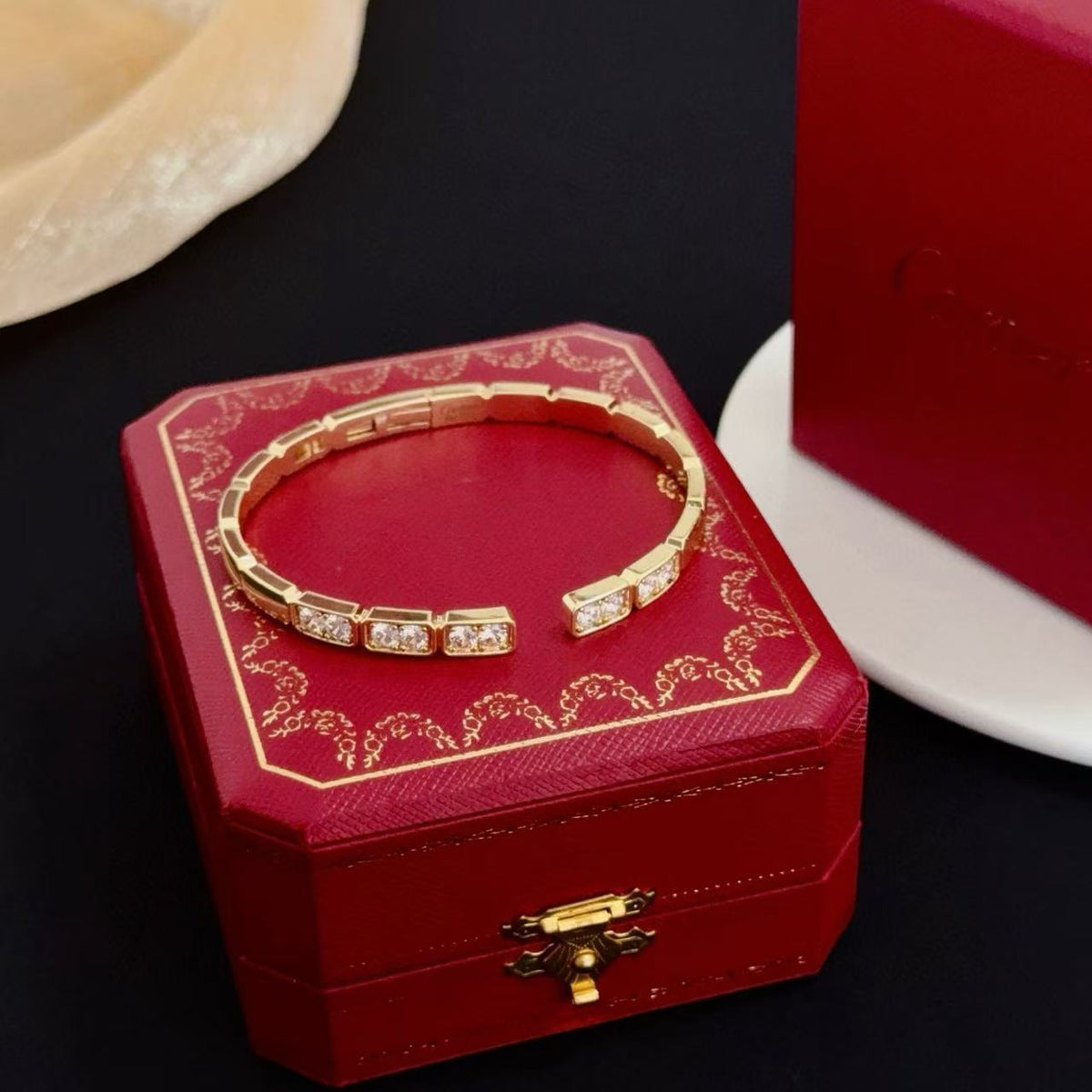 [⭐⭐JeweliWhal Schmuck]OFFENES DIAMANTARMBAND LOVE
