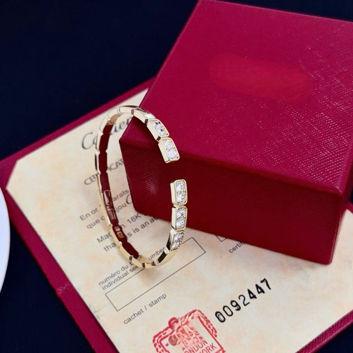 [⭐⭐JeweliWhal Schmuck]OFFENES DIAMANTARMBAND LOVE